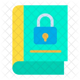 Lock Book  Icon