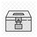 Voting Right Filled Outline Icon Set Icons Are Created On Pixel Grid 64 X 64 Pixel Lets Enjoy Please Icon