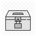 Voting Right Filled Outline Icon Set Icons Are Created On Pixel Grid 64 X 64 Pixel Lets Enjoy Please Icon
