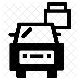 Lock Car Icon