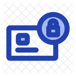 Lock Card  Icon