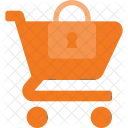 Lock cart  Icon