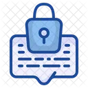 Lock Chat  Icon