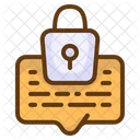 Lock Chat Lock Protect Icon
