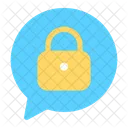 Lock chat  Icon