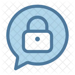 Lock chat  Icon