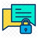 Lock Chatting  Icon