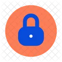 Lock Circle Restricted Closed Symbol