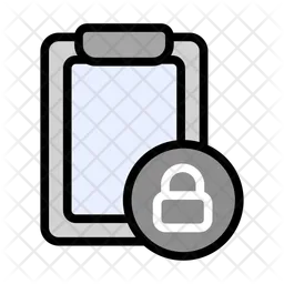 Lock Clipboard  Icon