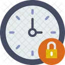 Lock Clock  Icon