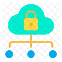 Cloud Data Lock Icon