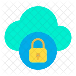 Lock Cloud  Icon