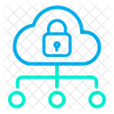 Cloud Data Lock Icon