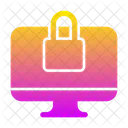 Lock Computer  Icon