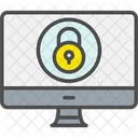 Lock Computer  Icon