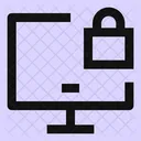 Lock Computer Protected Computer Security Icon