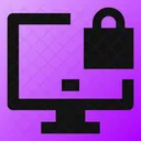 Lock Computer Protected Computer Security Icon