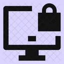 Lock Computer Protected Computer Security Icon