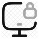 Lock Computer Protected Computer Security Icon