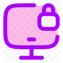 Lock Computer Protected Computer Security Icon