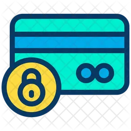 Lock Credit Card  Icon