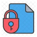 Lock Data Online Storage Online Data Icon
