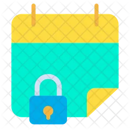 Lock Date  Icon