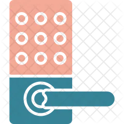 Lock digital  Icon
