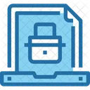 Lock Document  Icon
