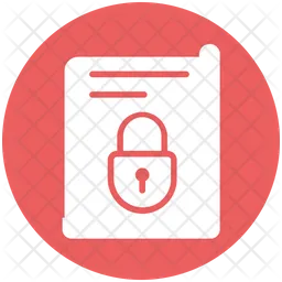 Lock document  Icon