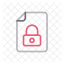 Lock File Private Icon