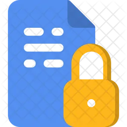 Lock File  Icon
