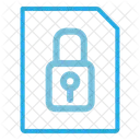 Lock File Lock Document Security Icon