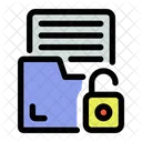Lock File Folder  Icon