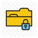 Lock Folder Lock Document Seccure Data Icon
