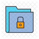 Folder Key Security Icon