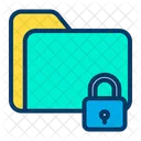 Document Data Lock Folder Icon