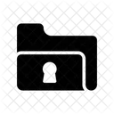 Folder Lock Security Icon