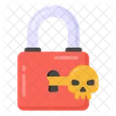 Malicious Unlock Lock Hacking Key Lock Icon