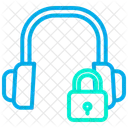 Earphone Music Device Lock Headphone Icon