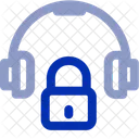Lock Headphone Security Headphone Icon