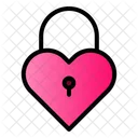 Lock Heart  Icon