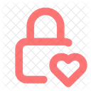 Lock Hearth Love Heart Icon