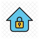 Lock Home Lock House Protected House Icon