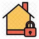 House Building Lock Home Icon