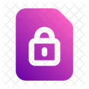 Lock File Document Icon