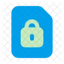 Lock File Document Icon