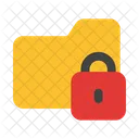 Lock Folder Data Storage Icon