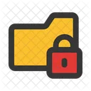 Lock Folder Data Storage Icon