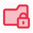 Lock Folder Data Storage Icon